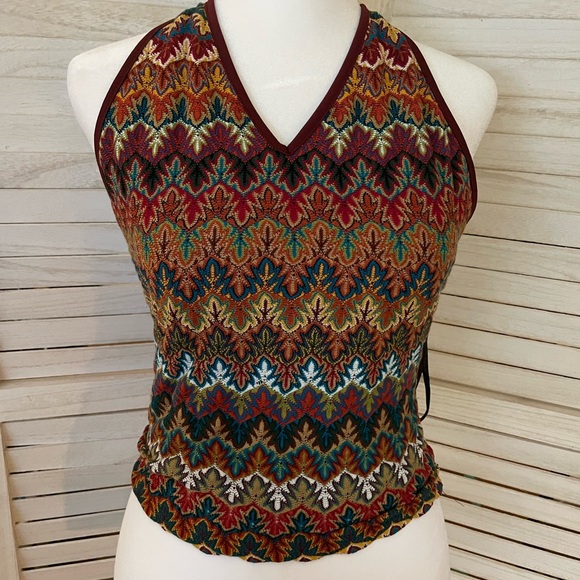Ultimate 90s dELiA*S style halter top with zipper in back. - Picture 1 of 6